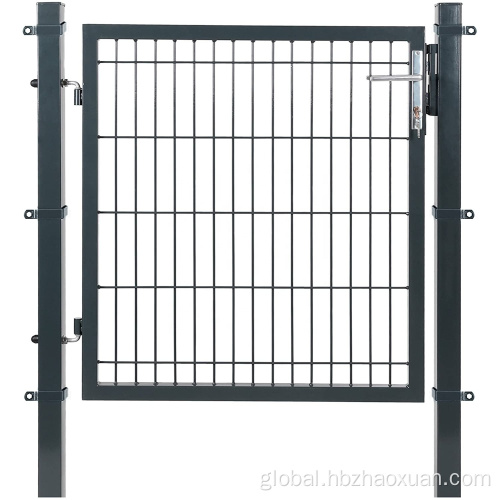 New Design Iron Gate Low Price Galvanized Iron Gate Design Swing Gate Supplier